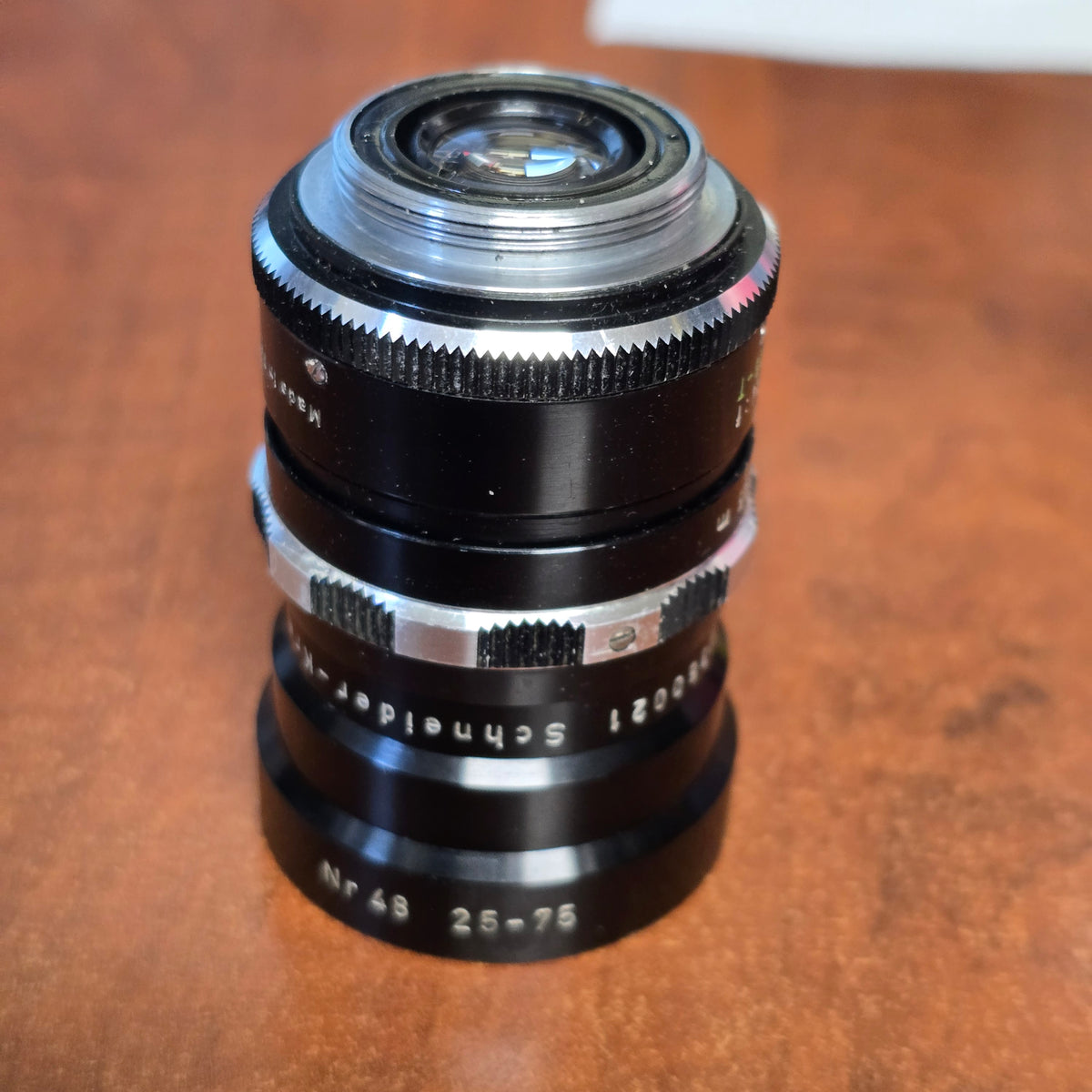 Schneider-Kreuznach Cine Xenon RX 25mm f1.4/t1.6 C-Mount Lens S# 6380021