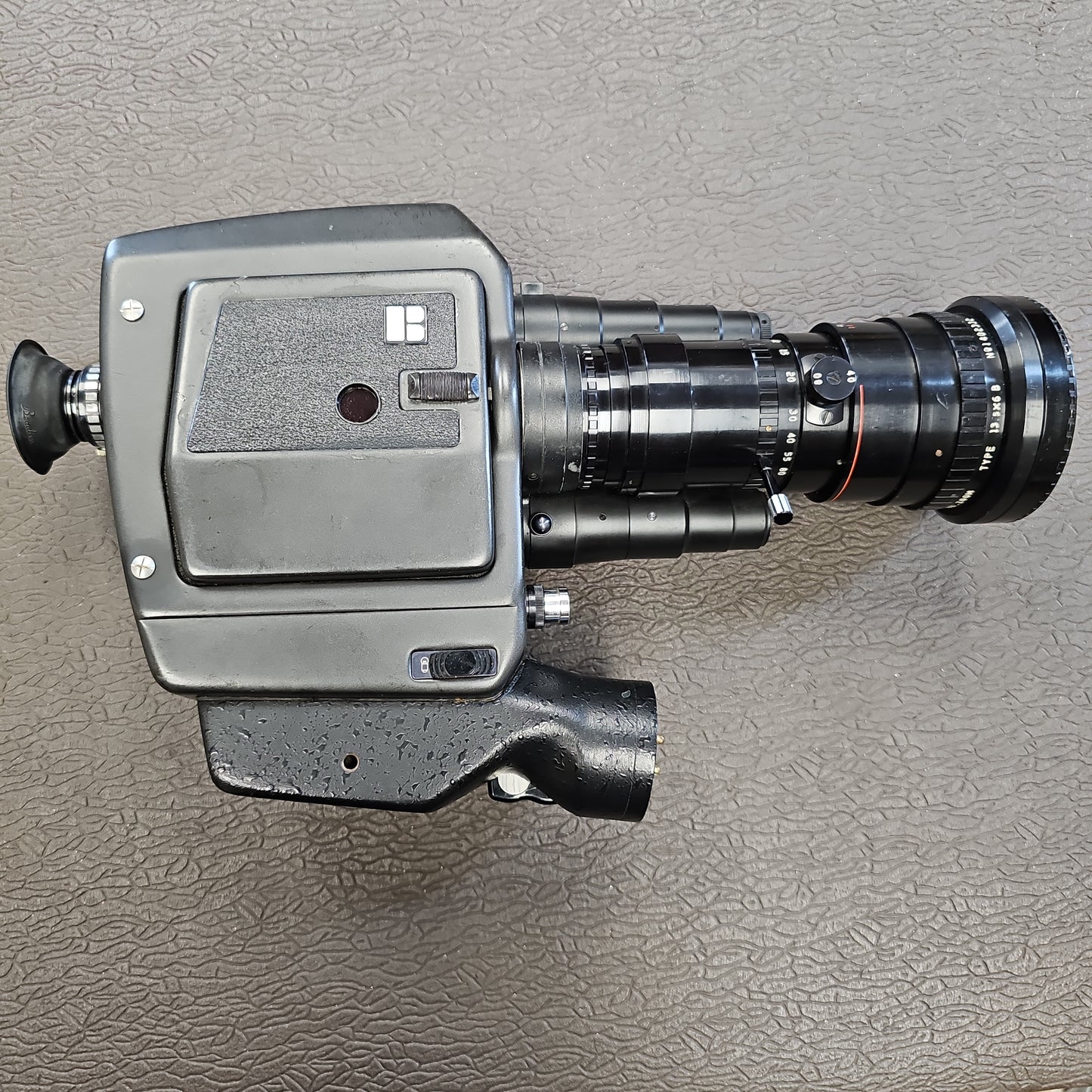 Beaulieu 5008.S Super 8mm Camera S# 445183 with Angenieux 6-80mm T1.2 Zoom lens S# 1402332