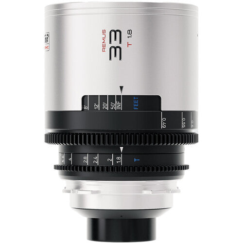 BLAZAR Remus 33mm T1.8 1.5x Full-Frame Anamorphic Lens - Silver Flare