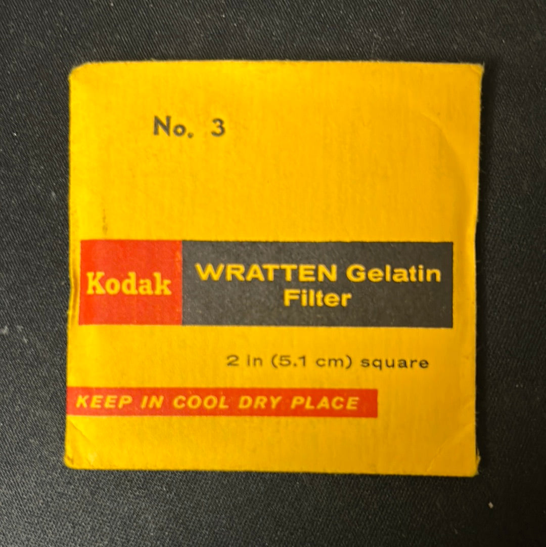 Kodak Wratten Gel Filter (No.3) 2" x 2"