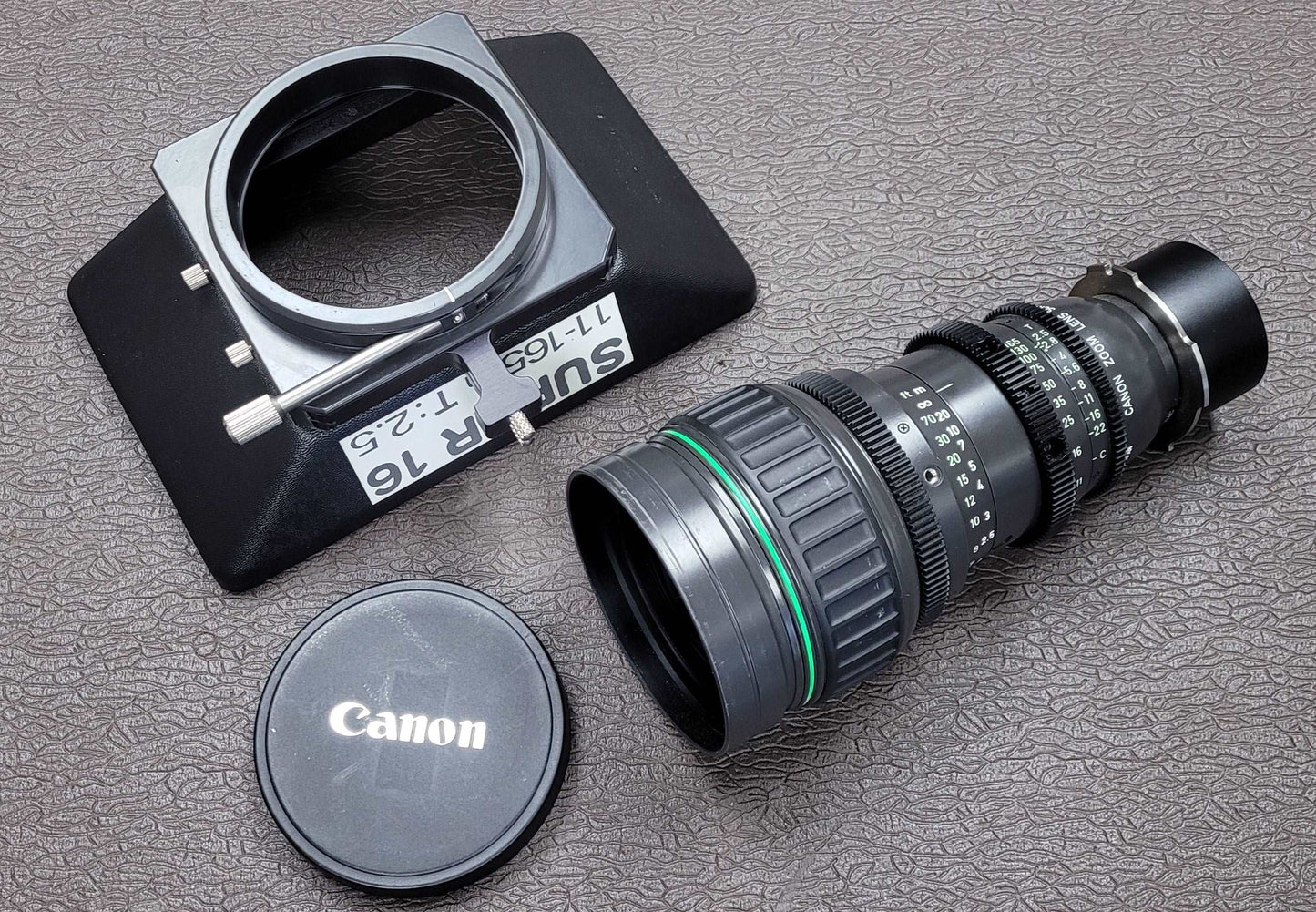 4X4 Mattebox for Canon 11-165mm Super 16mm Zoom Lens