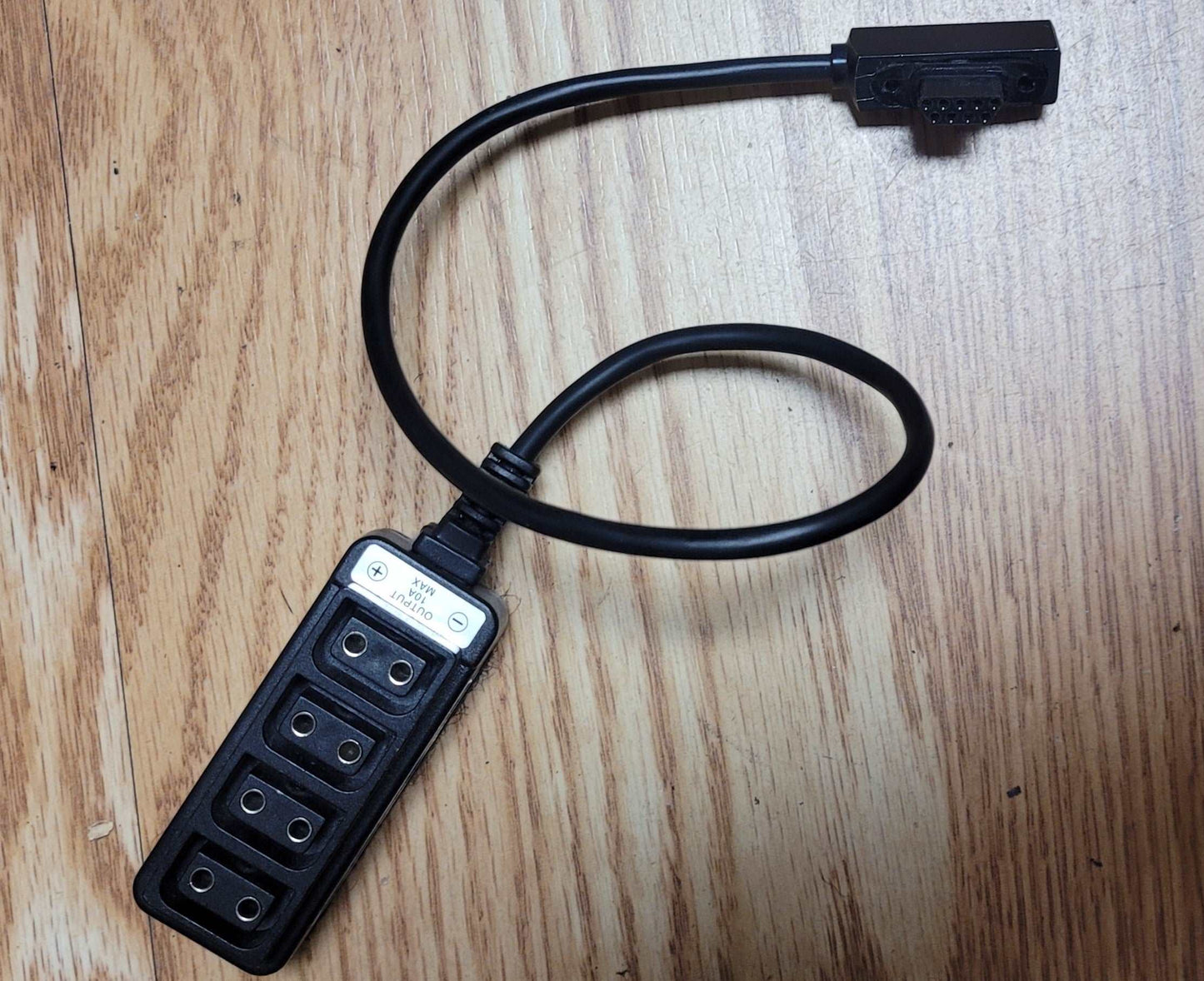 Aaton 9-pin Amphenol - D-Tap Splitter