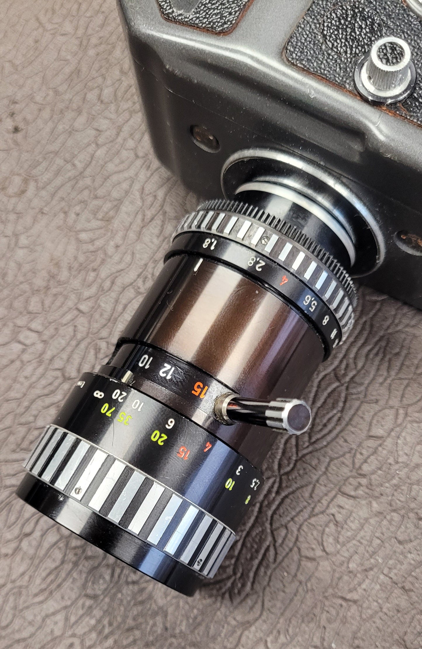 Schneider Kreuznach Variogon 10-35mm f/1.8 Zoom Lens C-Mount lens for Super 8mm Cameras S# 10504211
