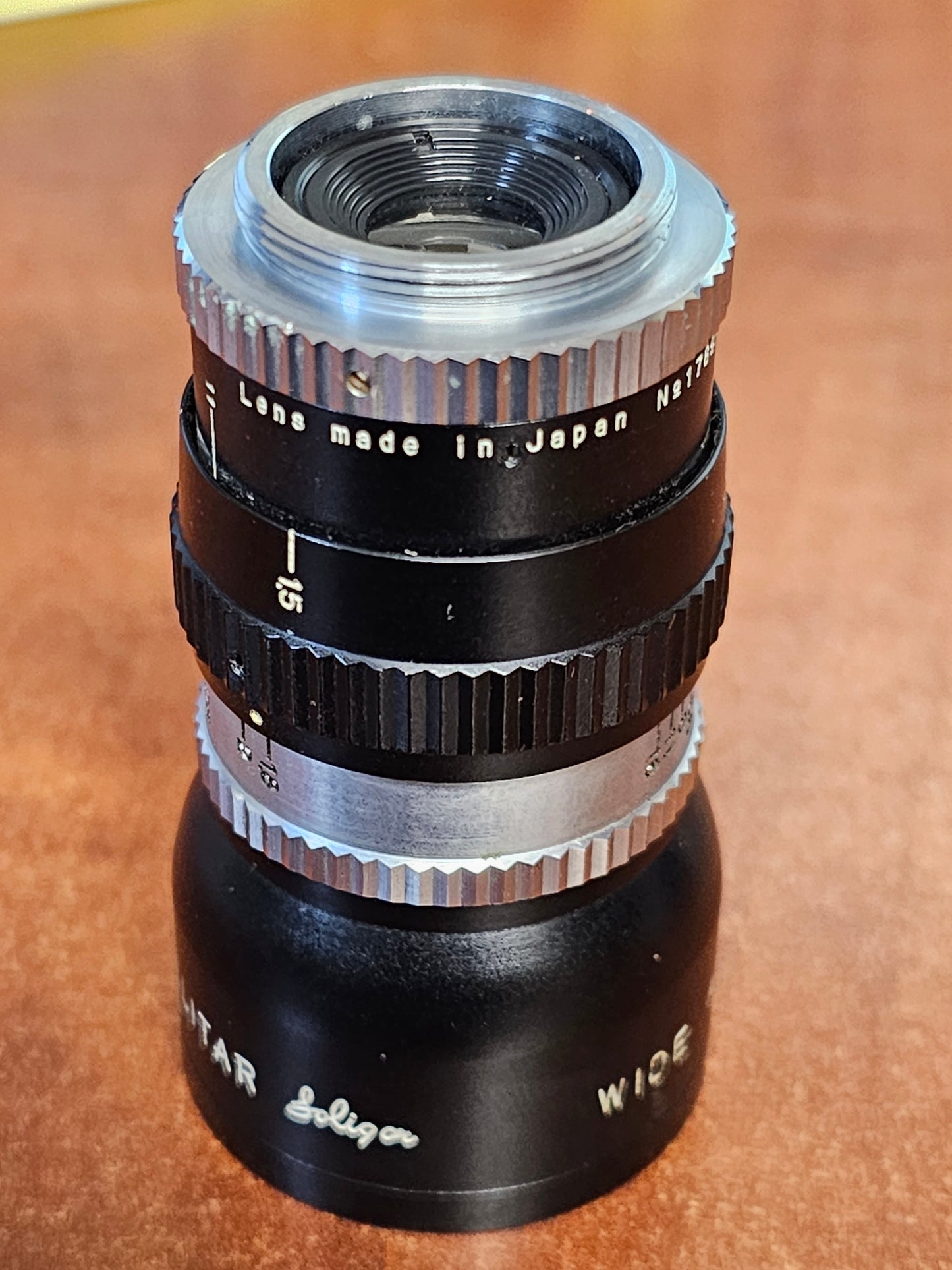 Elitar Soligor 10mm F1.8 C-Mount Wide Angle Lens S# 1789K