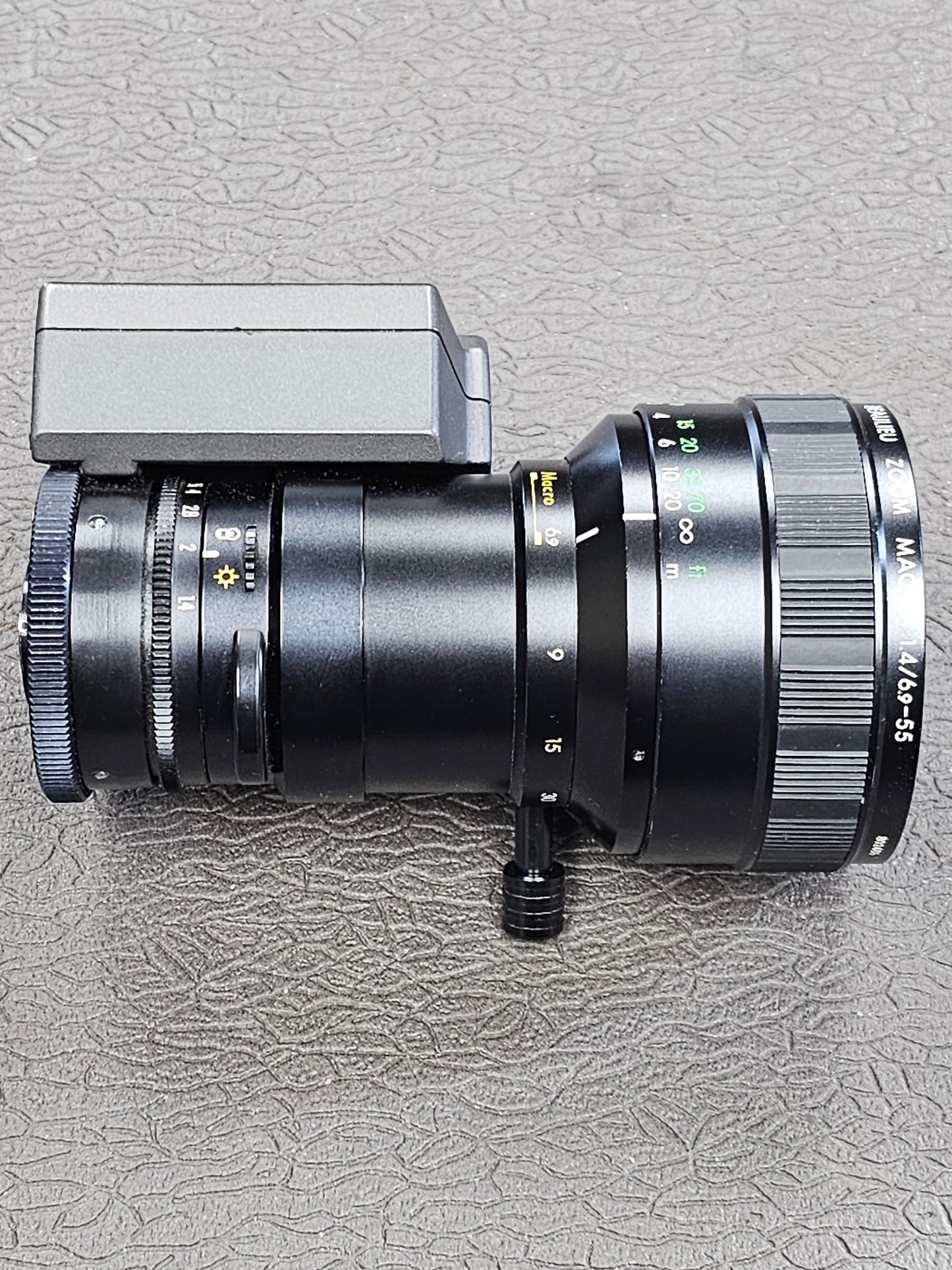 Beaulieu Zoom Macro 6.9-55mm Power zoom lens for 6008 Super 8mm Camera S# 802486