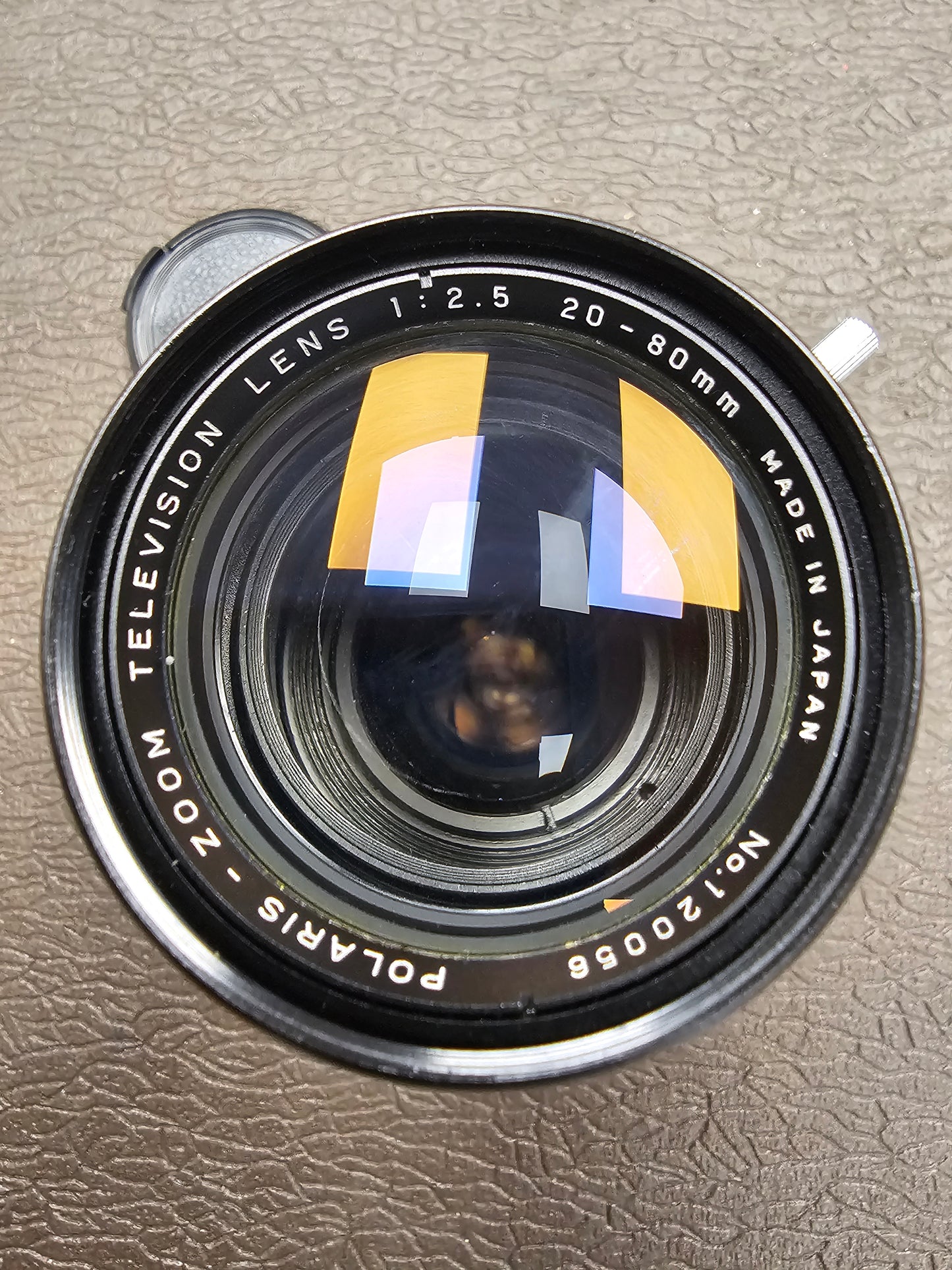 Polaris 20-80mm T2.5 C Mount TV Zoom lens S# 120056