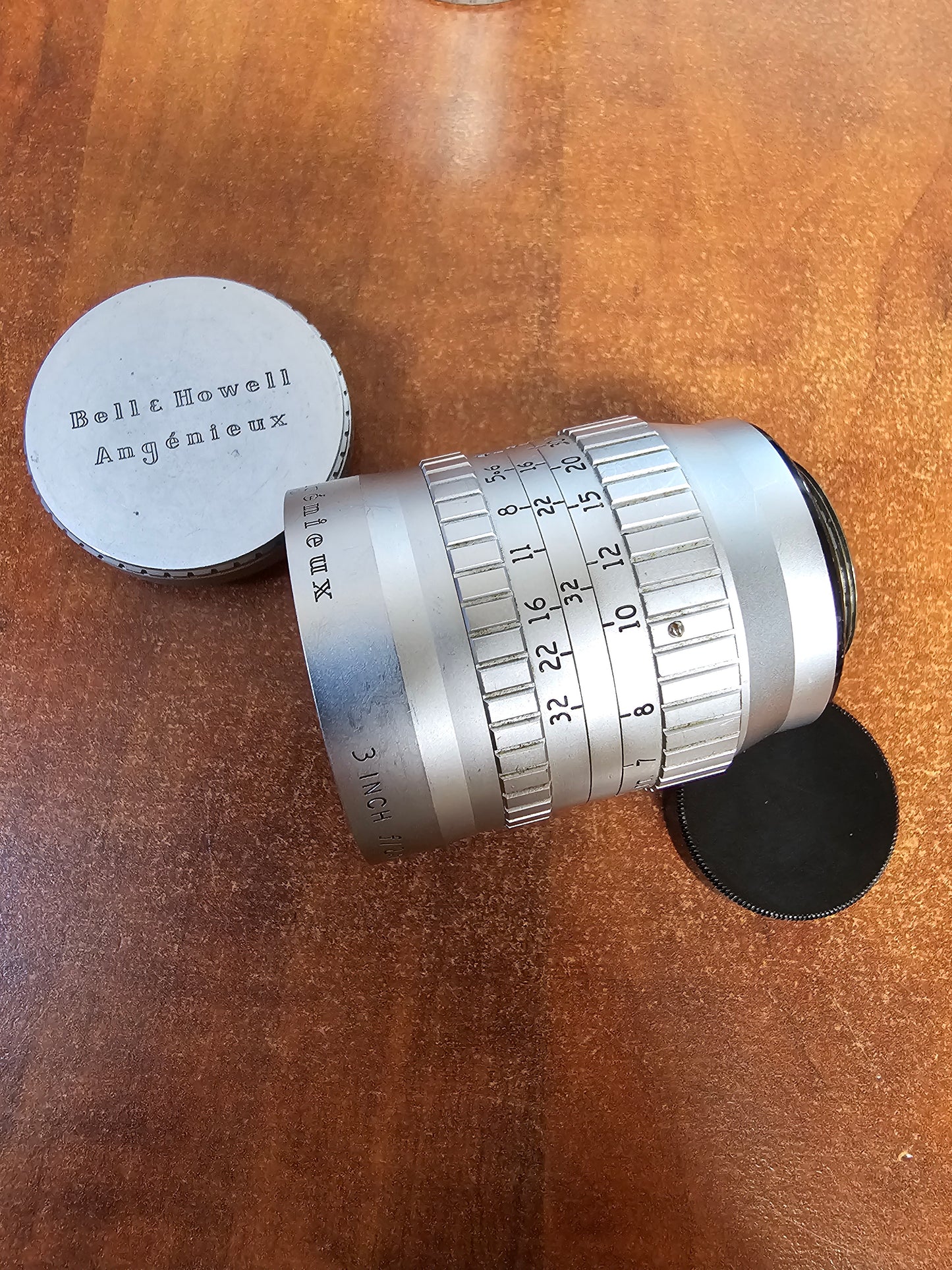 Bell And Howell - Angenieux 75mm (3") f2.5 C-Mount lens S# 413625