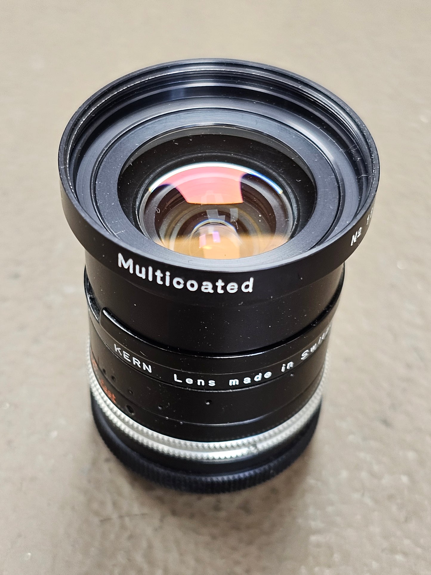 Switar 10mm f/1.6 Multicoated C-Mount Lens ( Black Version) S# 1145335