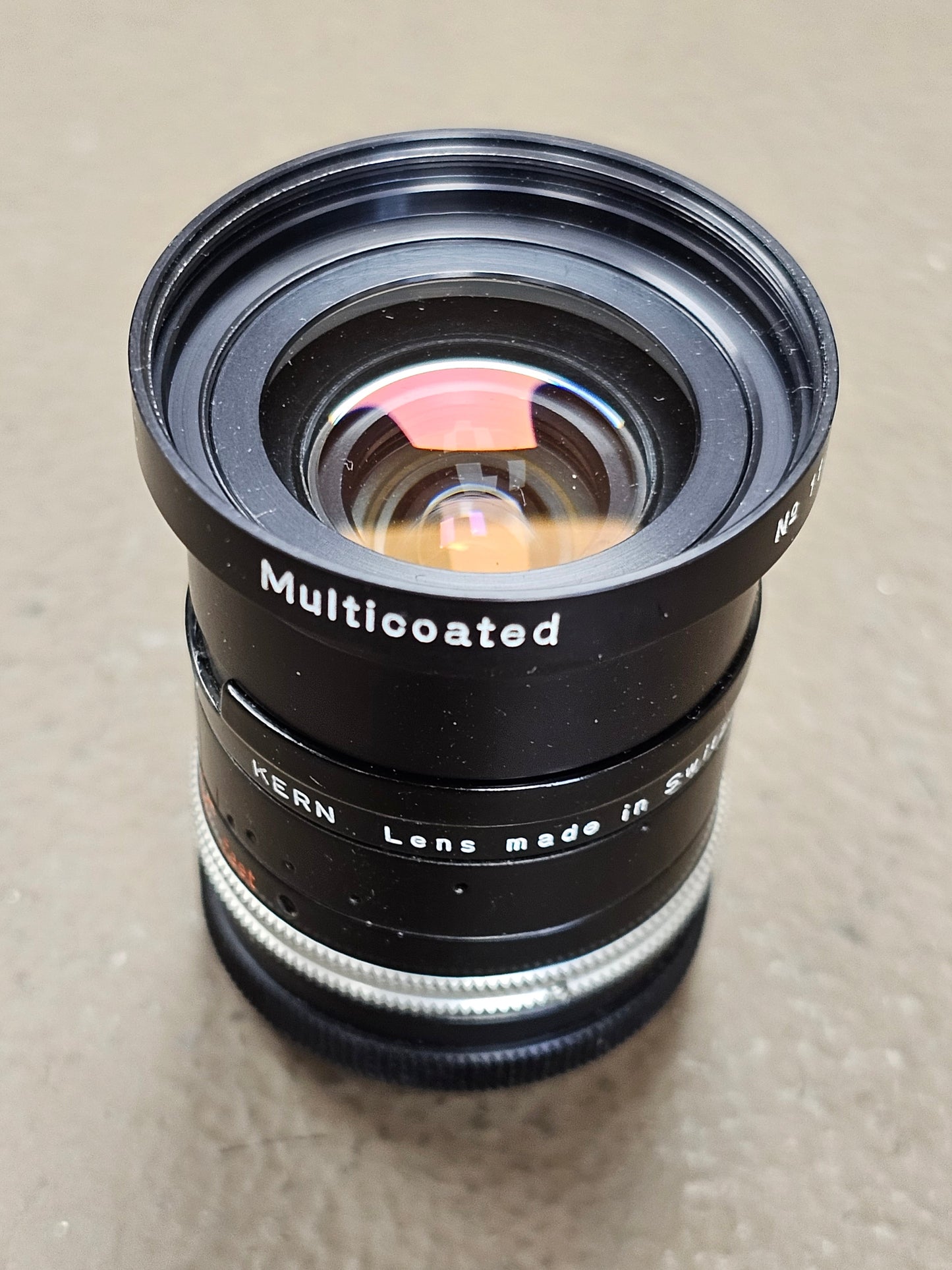Switar 10mm f/1.6 Multicoated C-Mount ( Black Version) S# 1145731
