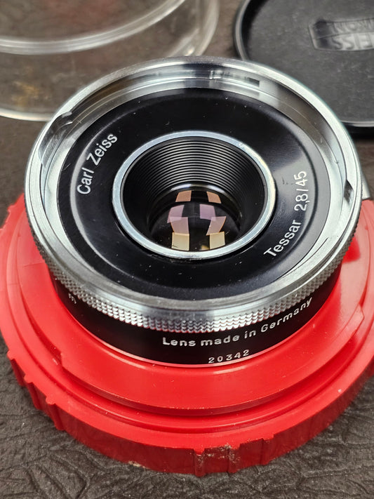 Carl Zeiss Tessar 45mm f/2.8 Lens Contaflex 126 Mount S# 20342
