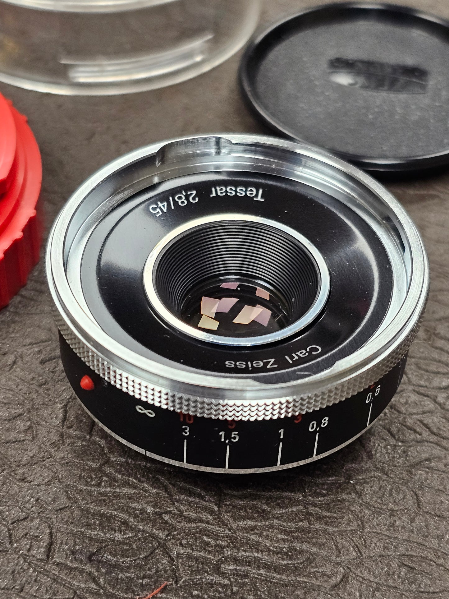 Carl Zeiss Tessar 45mm f/2.8 Lens Contaflex 126 Mount S# 18295