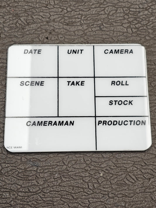 NCE Miami Pocket Size Acrylic Insert Slate 4"x5"