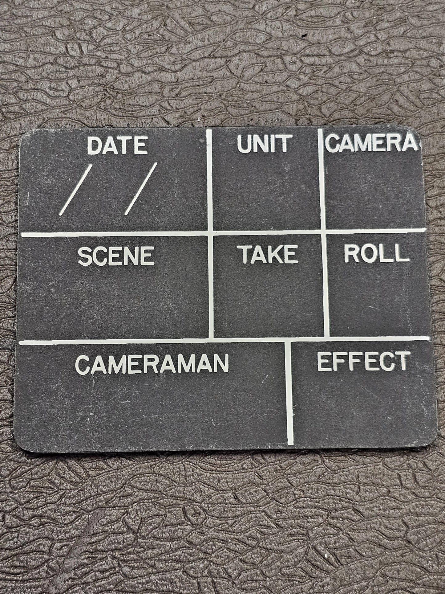 Pocket Size Chalk Insert Slate 4"x5" ( Used )