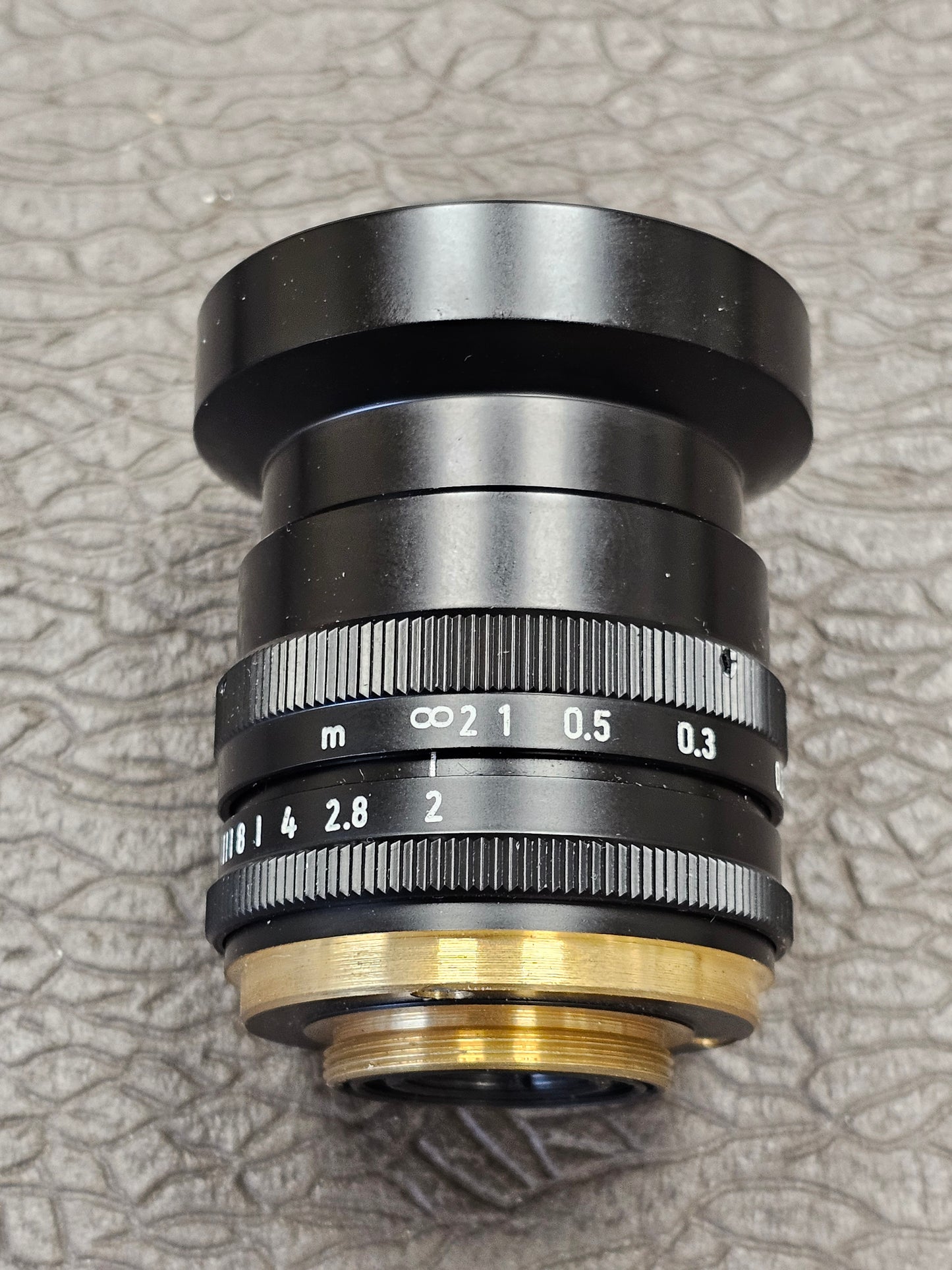 Carl Zeiss Jena DDR Tevidon 10mm F2 C-Mount Lens S# 15924