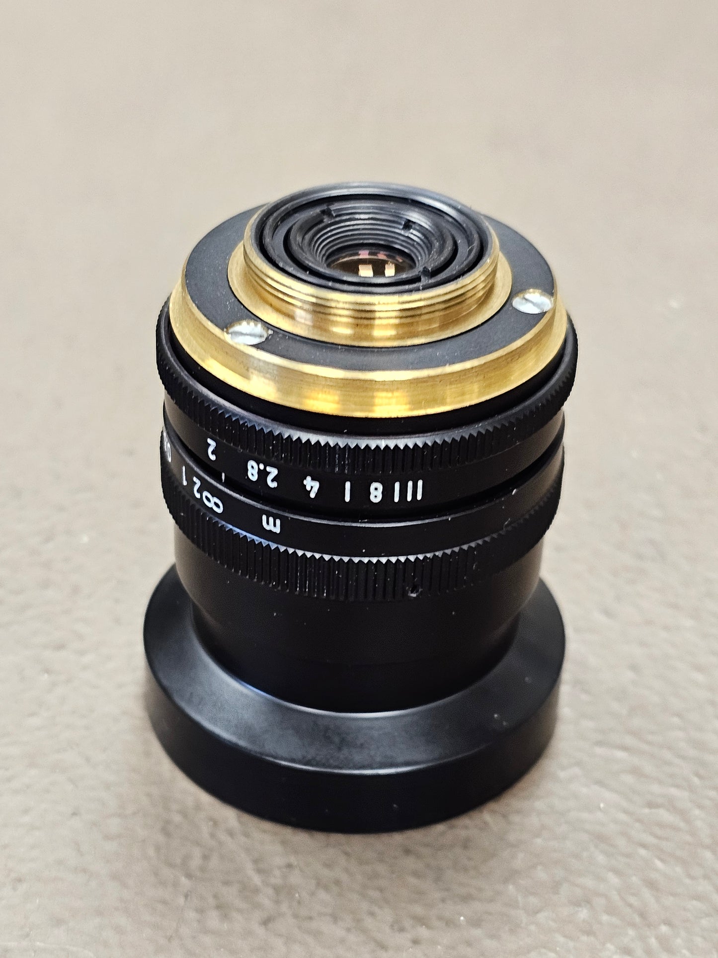 Carl Zeiss Jena DDR Tevidon 10mm F2 C-Mount Lens S# 15924