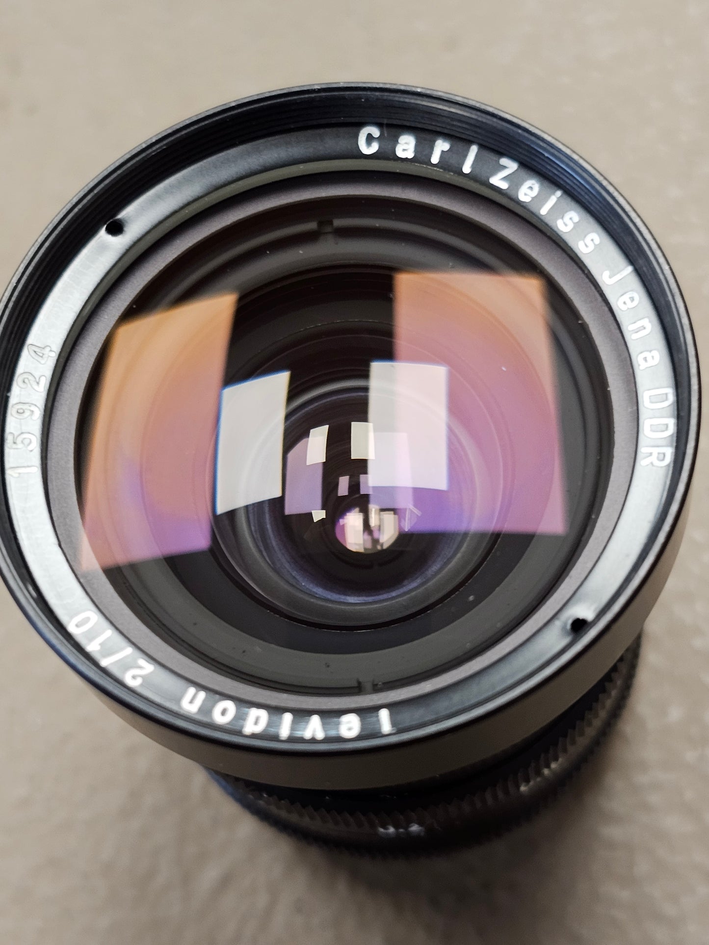 Carl Zeiss Jena DDR Tevidon 10mm F2 C-Mount Lens S# 15924