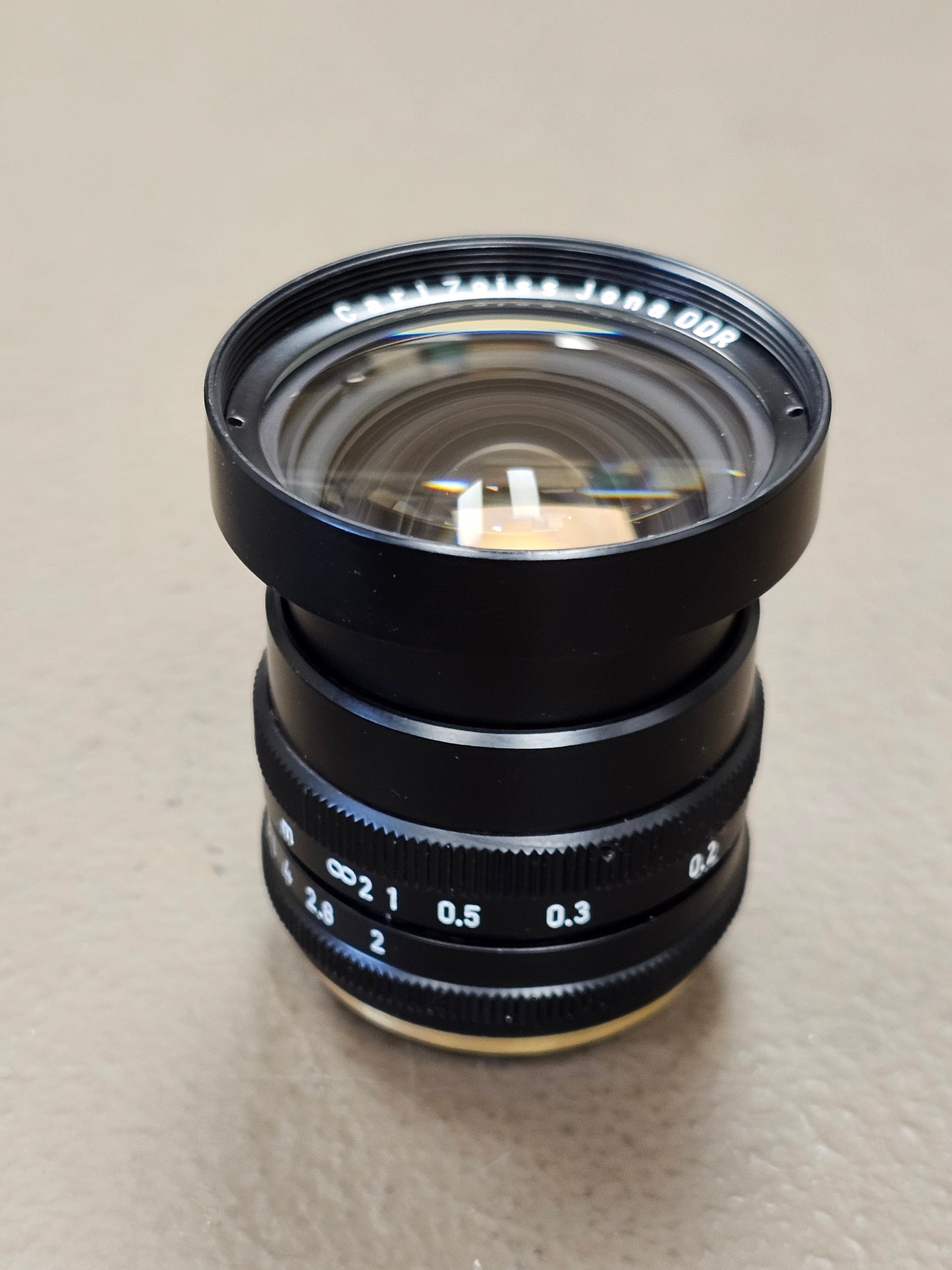 Carl Zeiss Jena DDR Tevidon 10mm F2 C-Mount Lens S# 15924