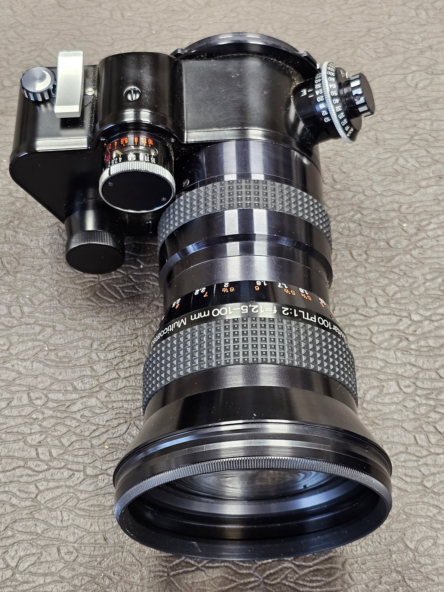Kern Macro Vario-Switar 100 PTL Multicoated, f/2.0 12.5mm-100mm S# 1120574 "TTL Auto/Manual Exposure Bolex Bayonet Mount + Aspheron 6.5mm Multicoated S# 51122