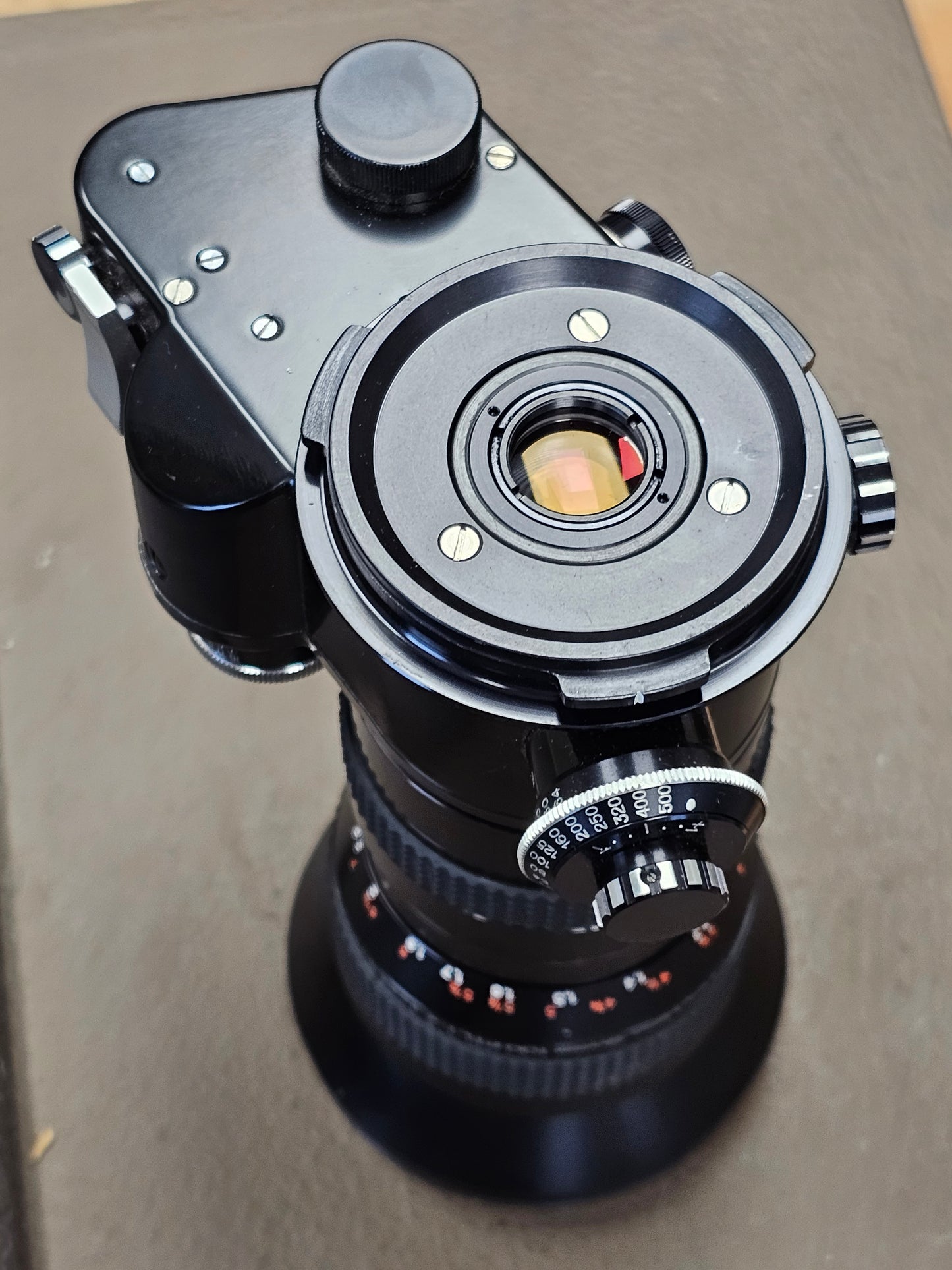 Kern Macro Vario-Switar 100 PTL Multicoated, f/2.0 12.5mm-100mm S# 1120574 "TTL Auto/Manual Exposure Bolex Bayonet Mount + Aspheron 6.5mm Multicoated S# 51122