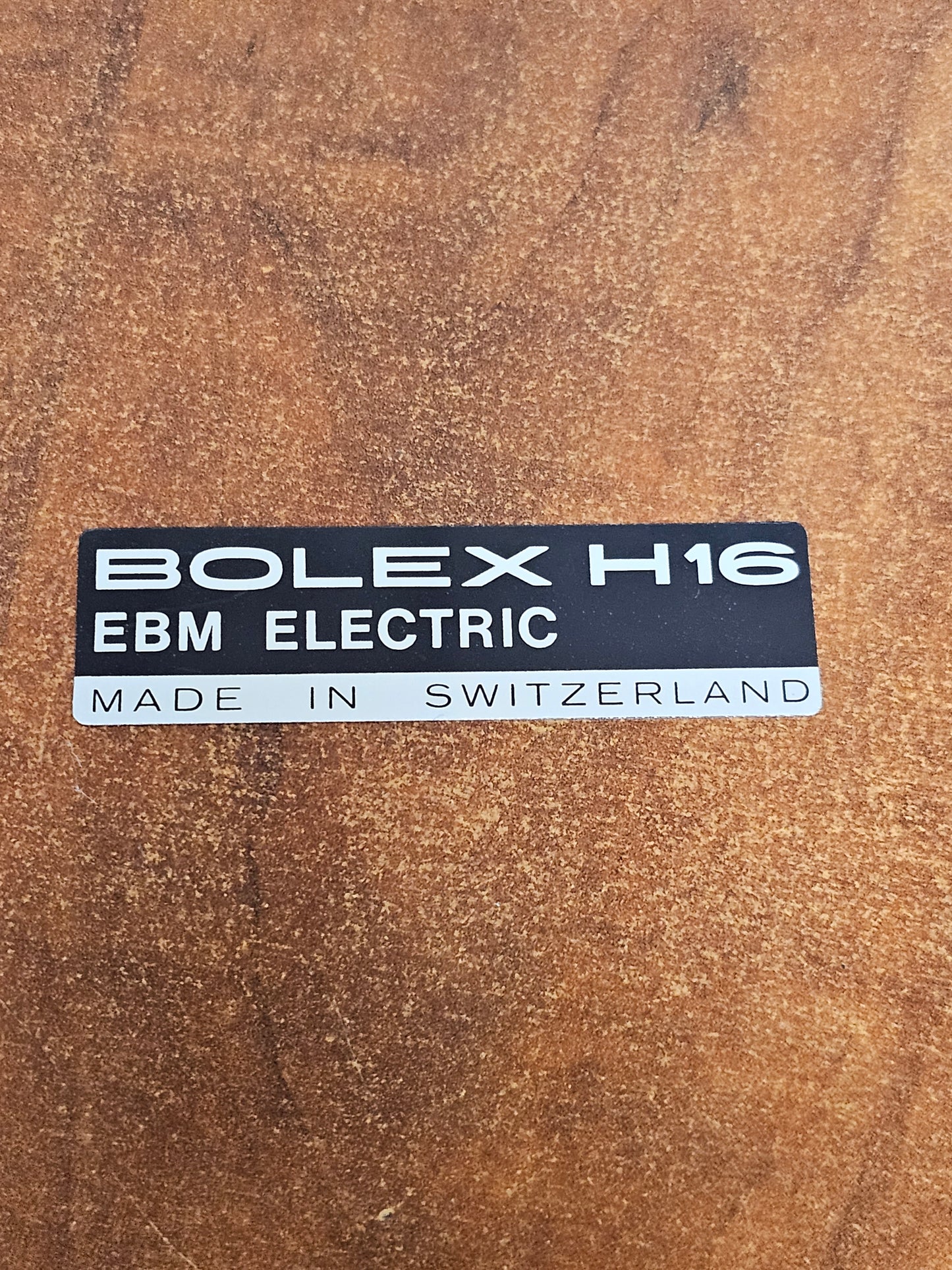Bolex H16 EBM Logo Plate BC 2699