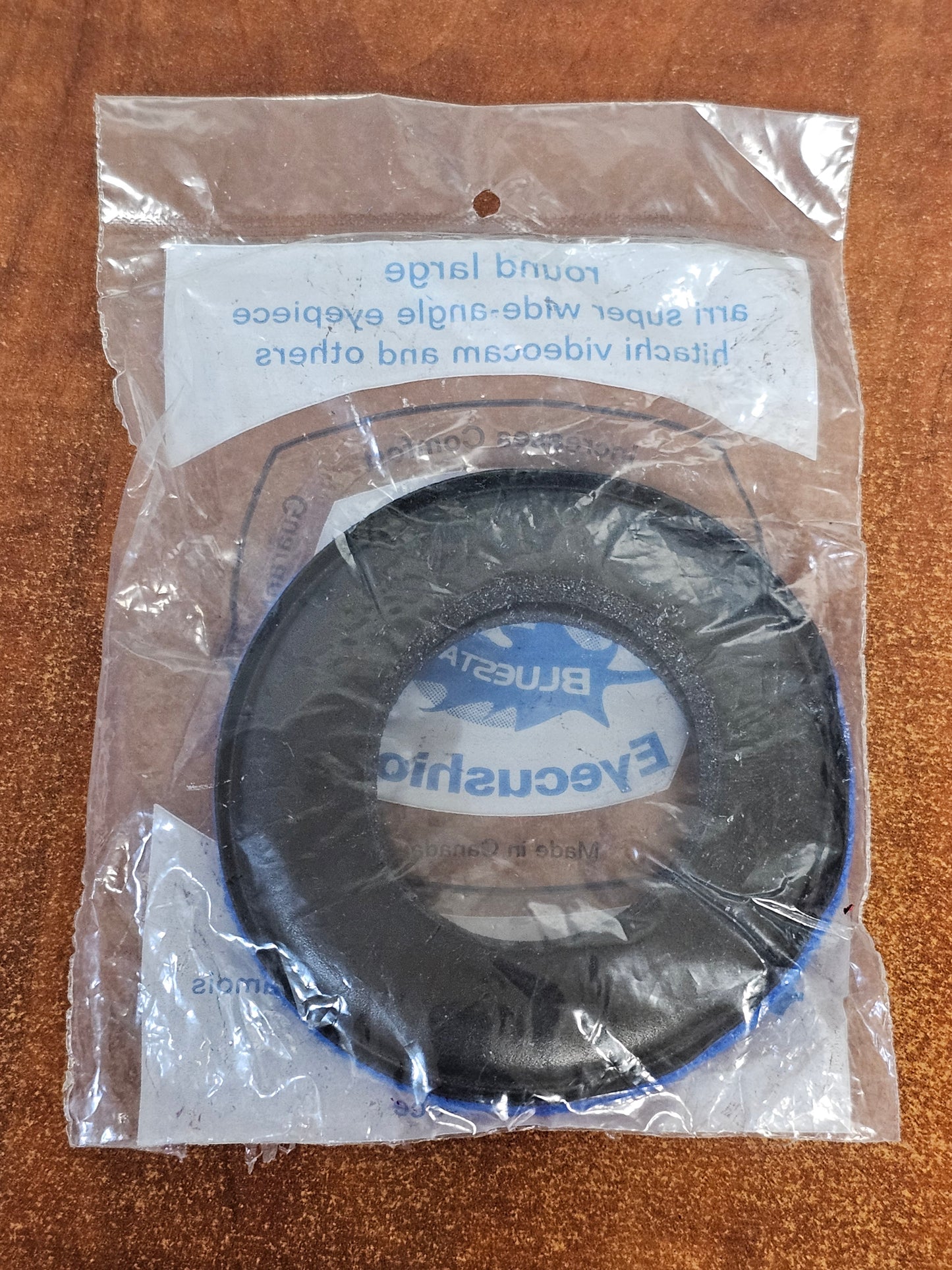 Bluestar Viewfinder Eyepiece Chamois / Cushion ( Round Large , Blue, Fleece )