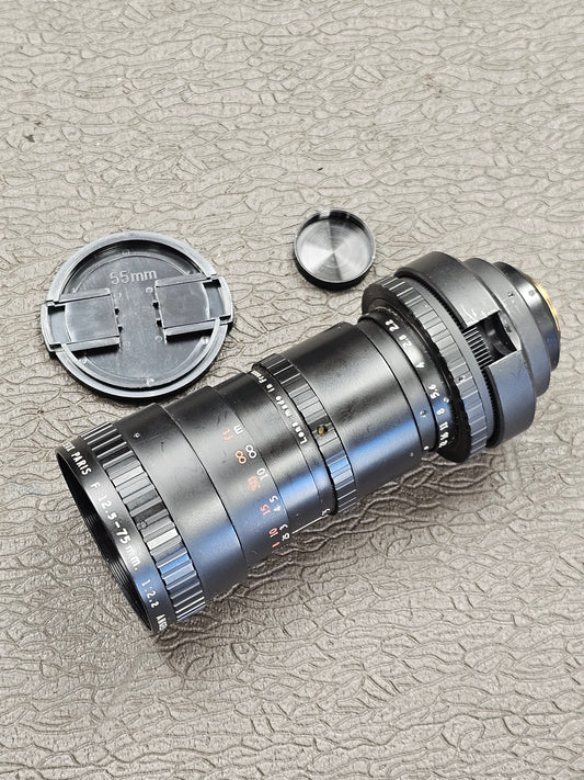Angenieux 12.5-75mm T2.5 C-Mount Zoom lens Type 6x12.5B S# 1194005