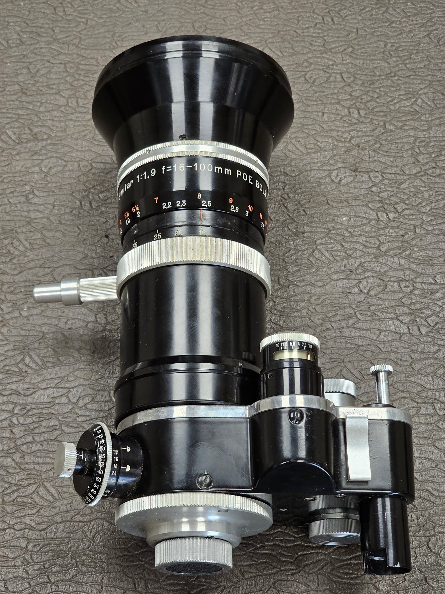 Kern Vario-Switar 16-100mm f1.9 POE H16RX C-Mount S# 1116255