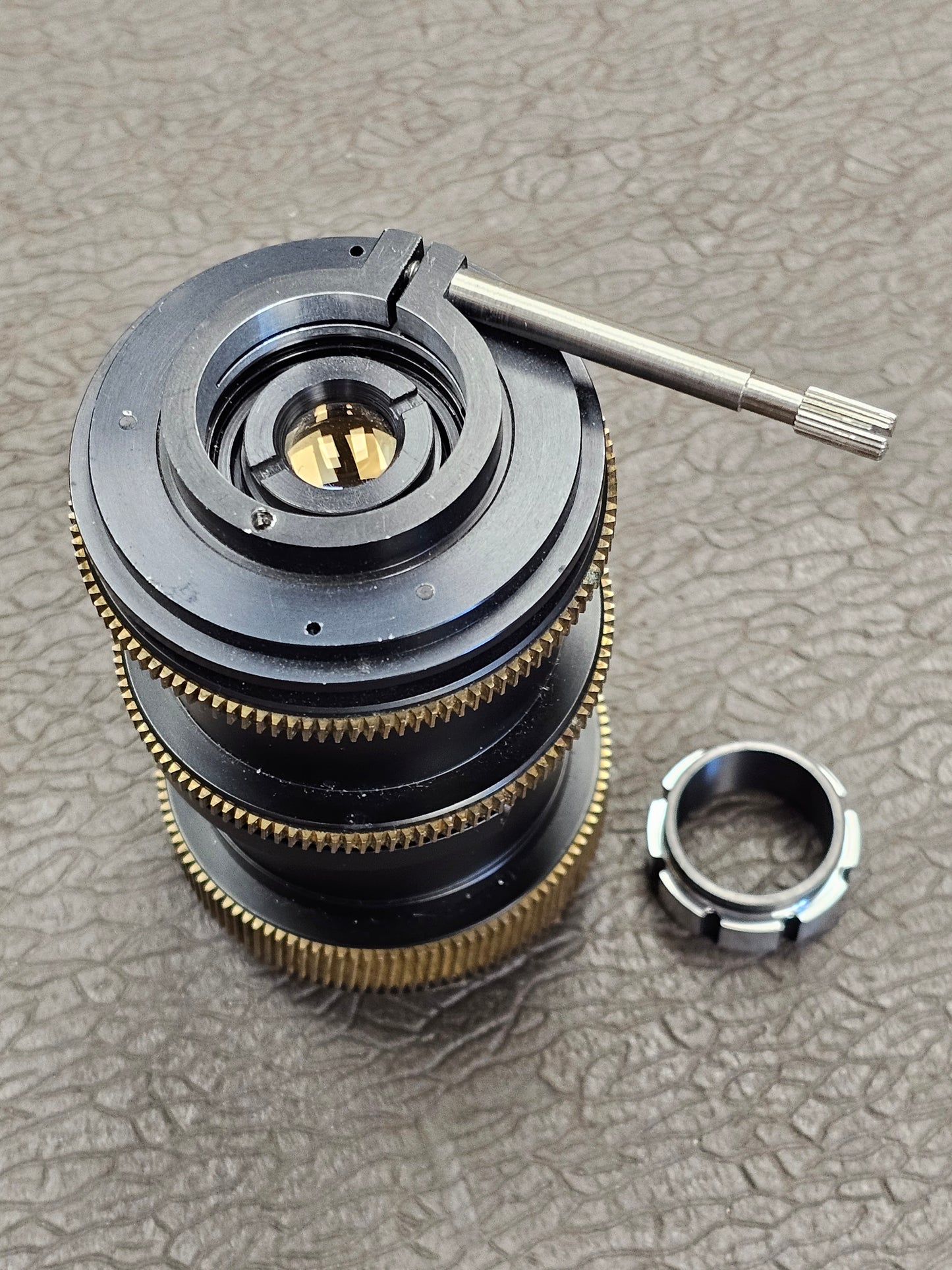 Prototype Super 16mm Zoom lens C-Mount (Angenieux 17-68mm f2.2/T2.5 C-Mount Zoom lens)