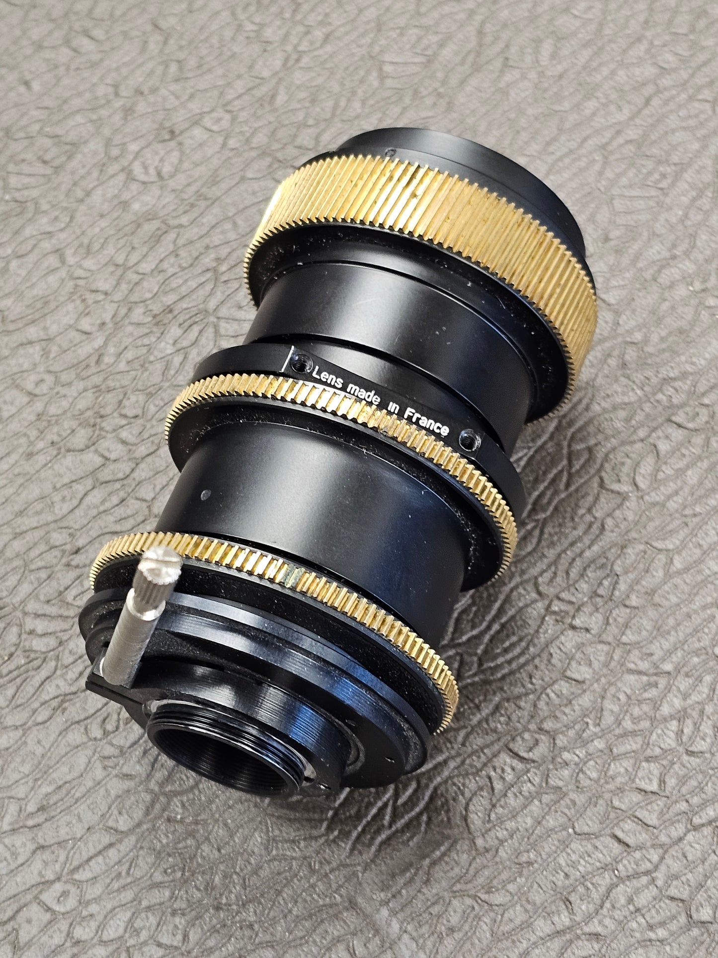 Prototype Super 16mm Zoom lens C-Mount (Angenieux 17-68mm f2.2/T2.5 C-Mount Zoom lens)