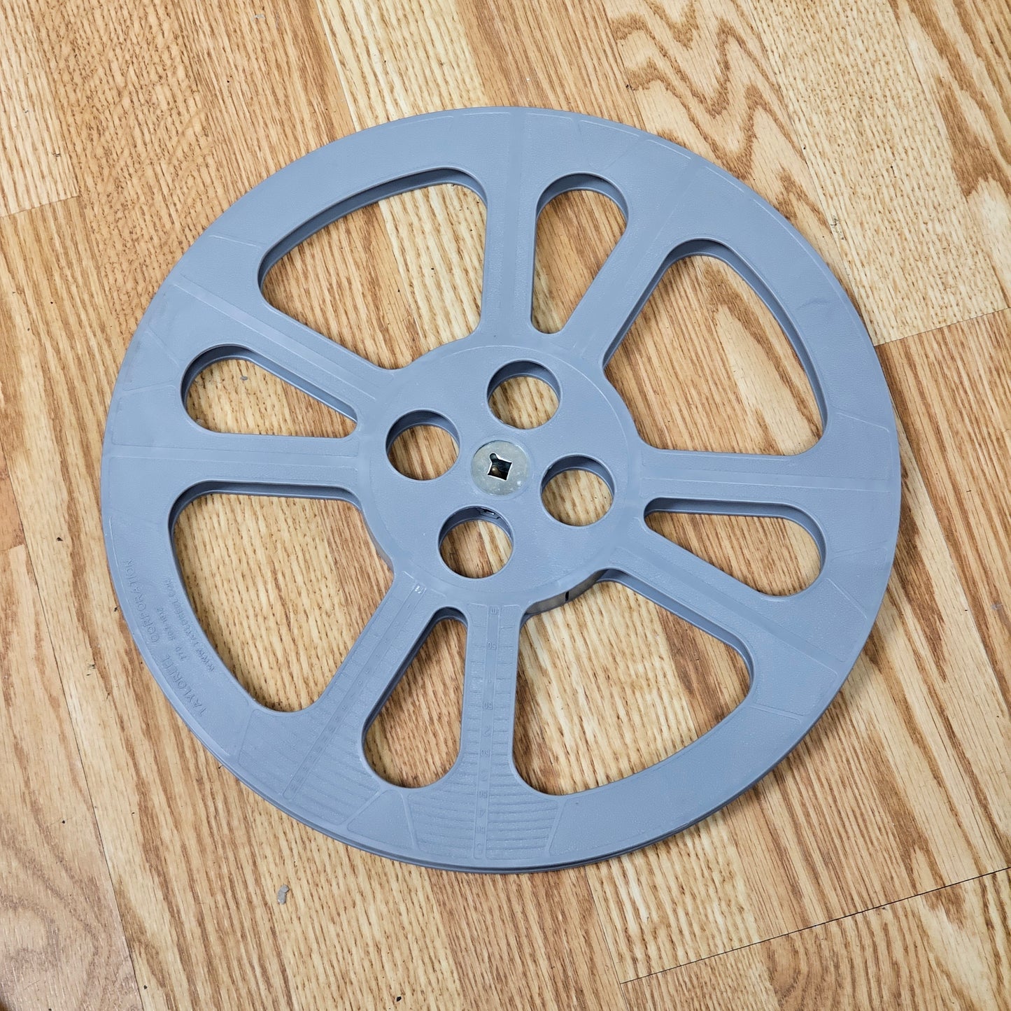 Tayloreel 16mm 1600' Plastic Storage Can with 1600' Plastic Film Reel