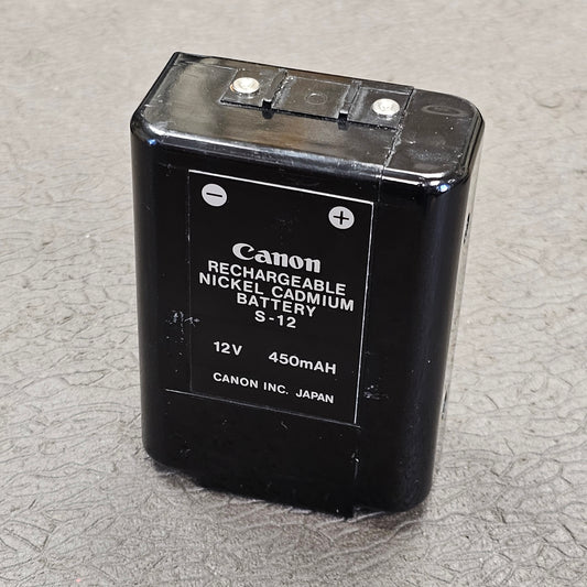 Canon Scoopic M-MS S-12 12V 2000mah NiMh Onboard Battery