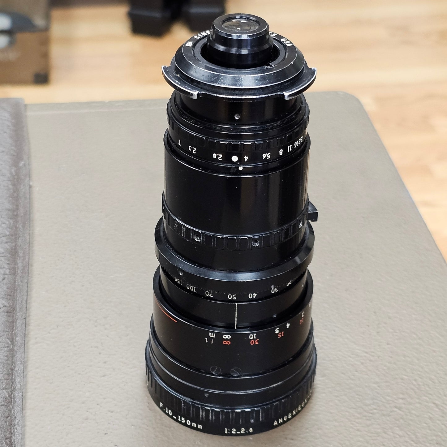 Angenieux 10-150mm T2.3 Type 15 x 10B Zoom Lens in CP-16 Mount S# 1413891