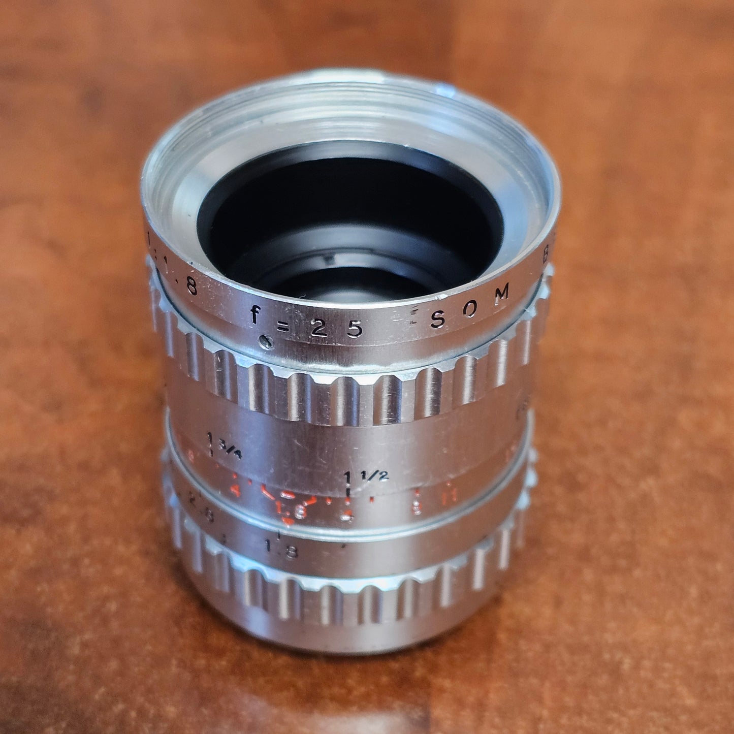 Som Berthiot Cinor P 25mm f/1.8 C-Mount Lens S# T42954
