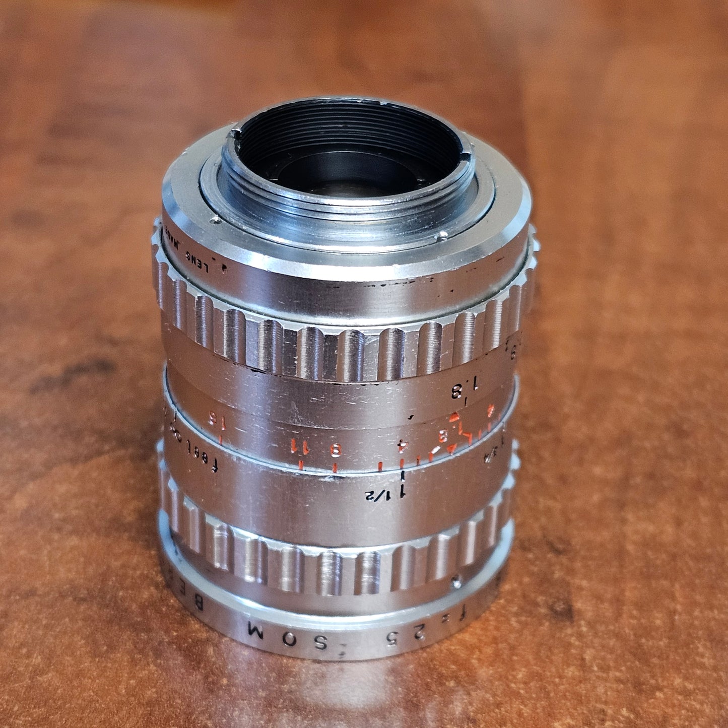 Som Berthiot Cinor P 25mm f/1.8 C-Mount Lens S# T42954