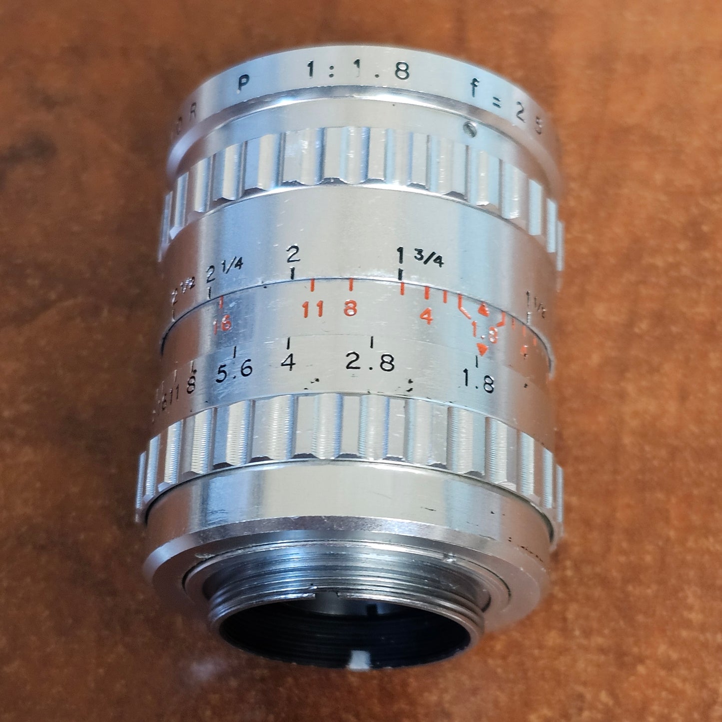 Som Berthiot Cinor P 25mm f/1.8 C-Mount Lens S# T42954