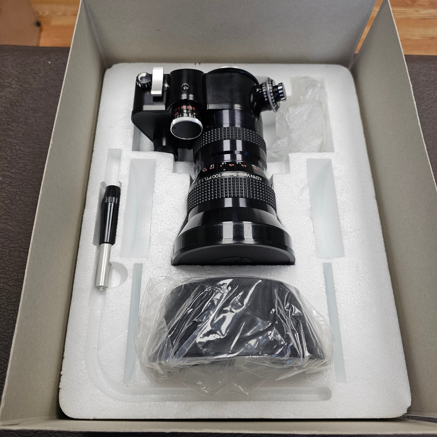 Kern Vario-Switar 100 PTL 12.5mm-100mm f2 Multicoated C-Mount Zom lens S# 1120621
