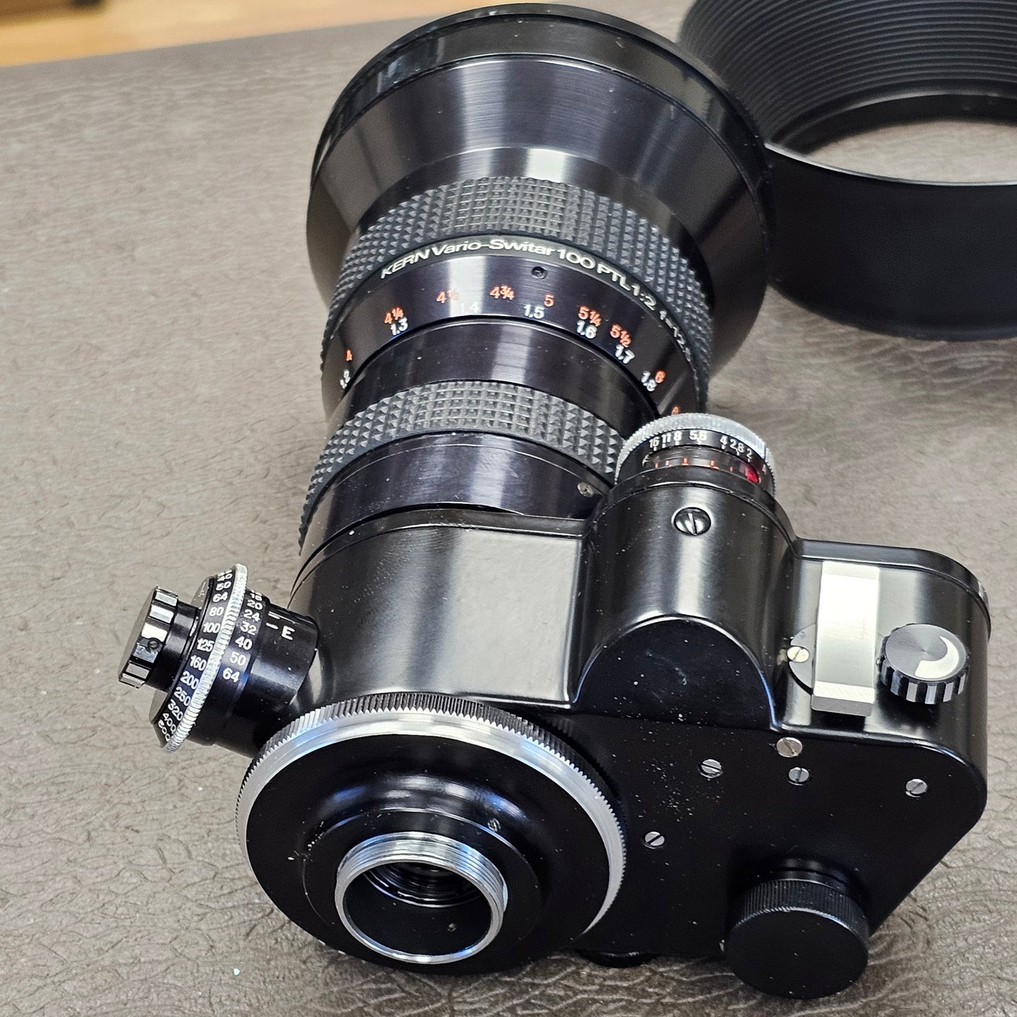 Kern Vario-Switar 100 PTL 12.5mm-100mm f2 Multicoated C-Mount Zom lens S# 1120621