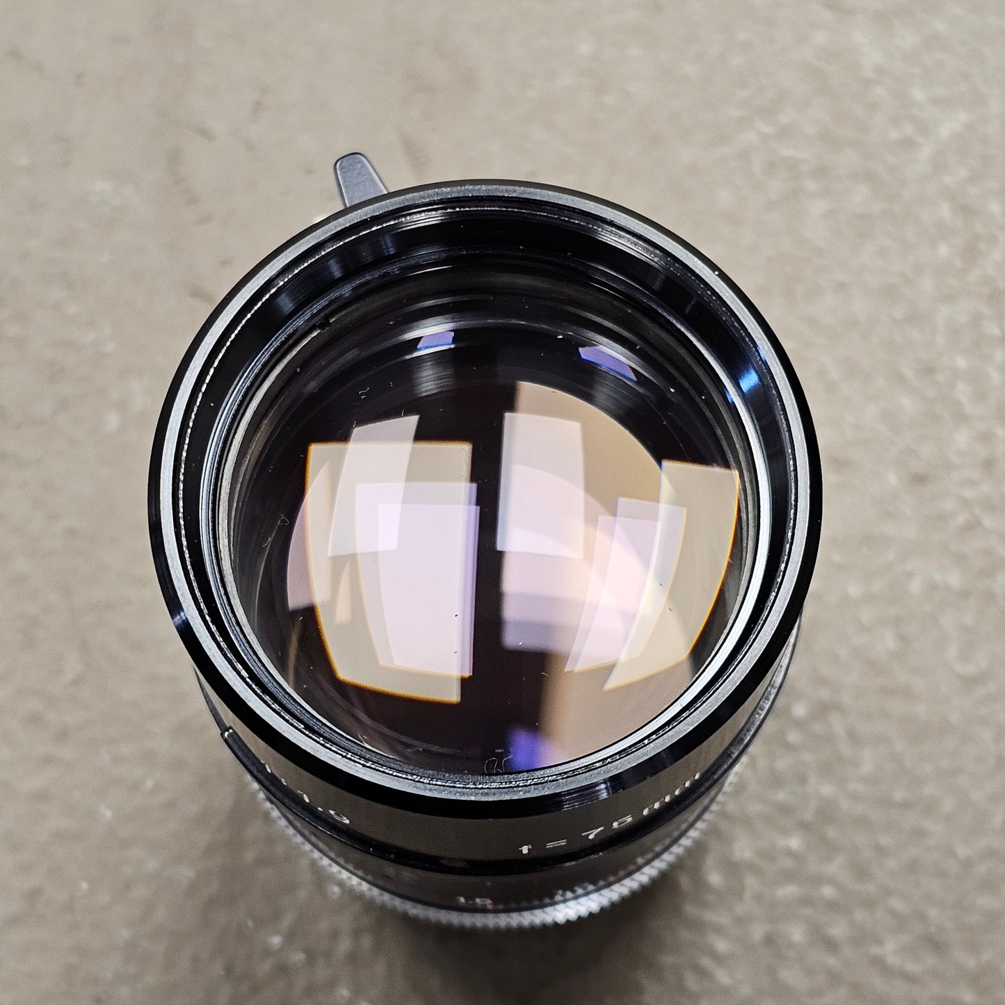 Switar 75mm Macro Preset f1.9 C-Mount Telephoto Lens S# 1131180