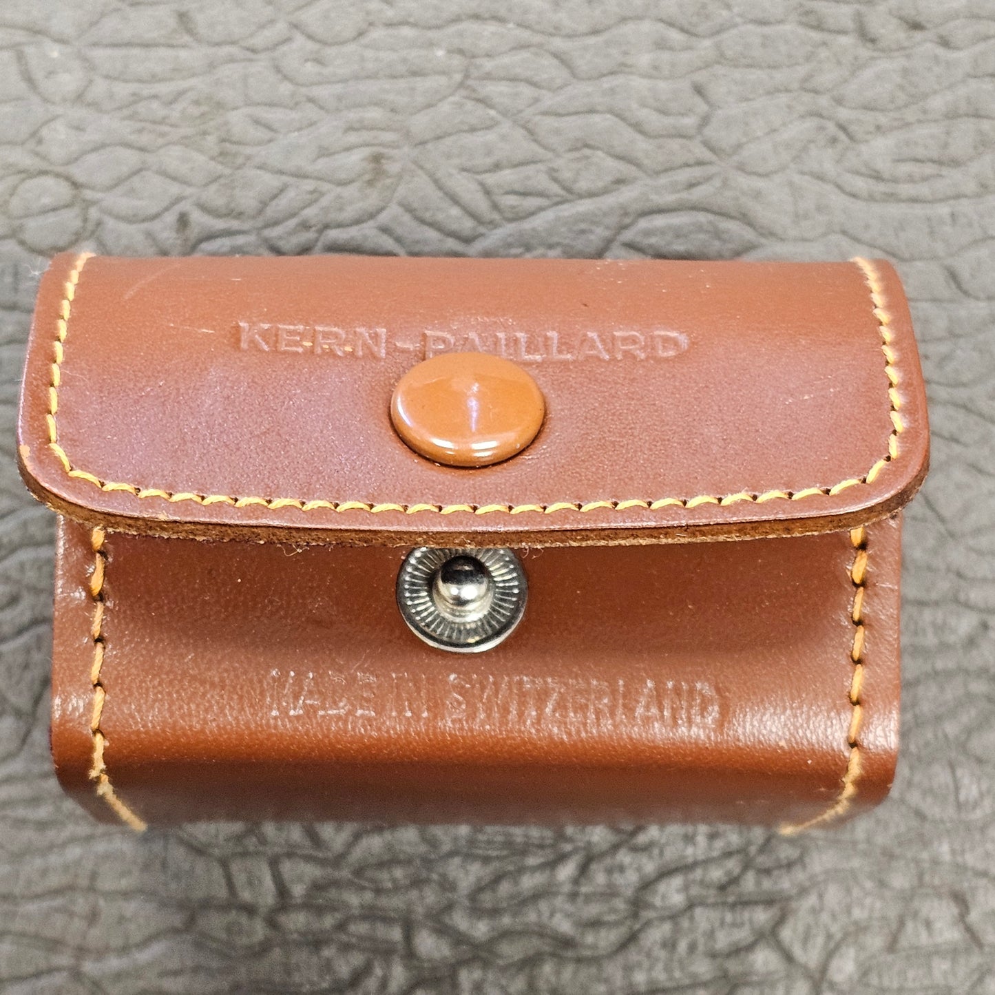 Original Leather Lens Case for Switar 10mm by Kern-Paillard