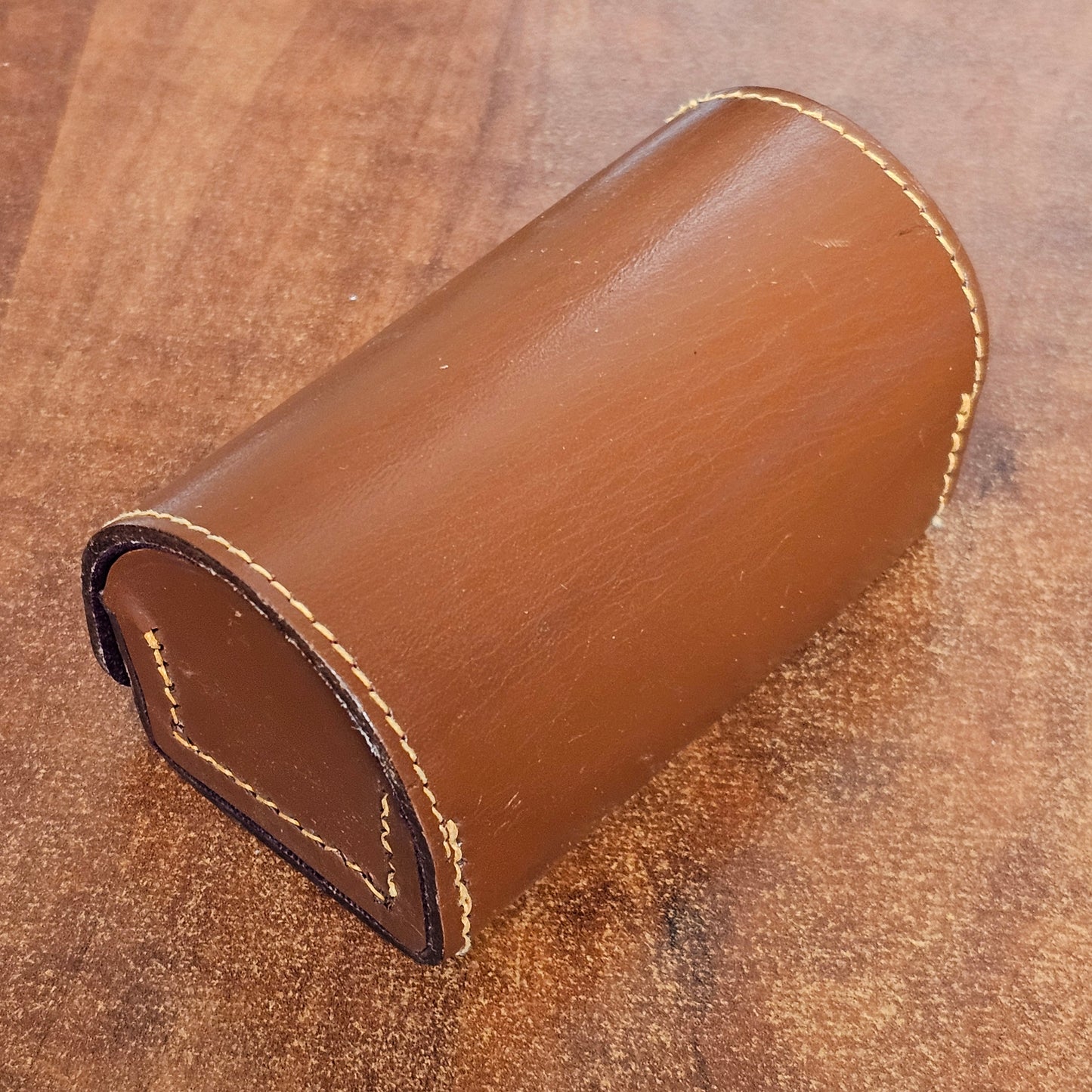 Original Leather Lens Case for Yvar 75mm by Kern-Paillard