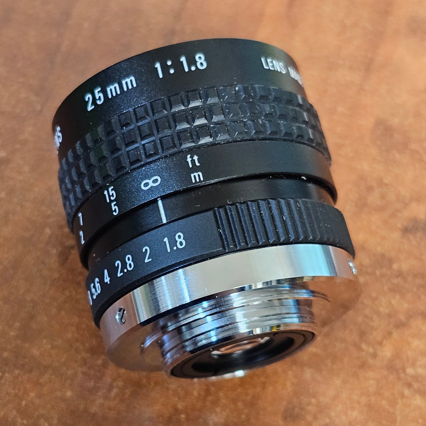 Cosmicar 25mm f1.8 TV C-Mount Lens S# N/A