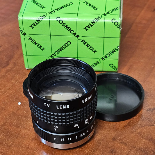 Pentax Cosmicar 50mm f1.4 TV C-Mount Lens S# N/A