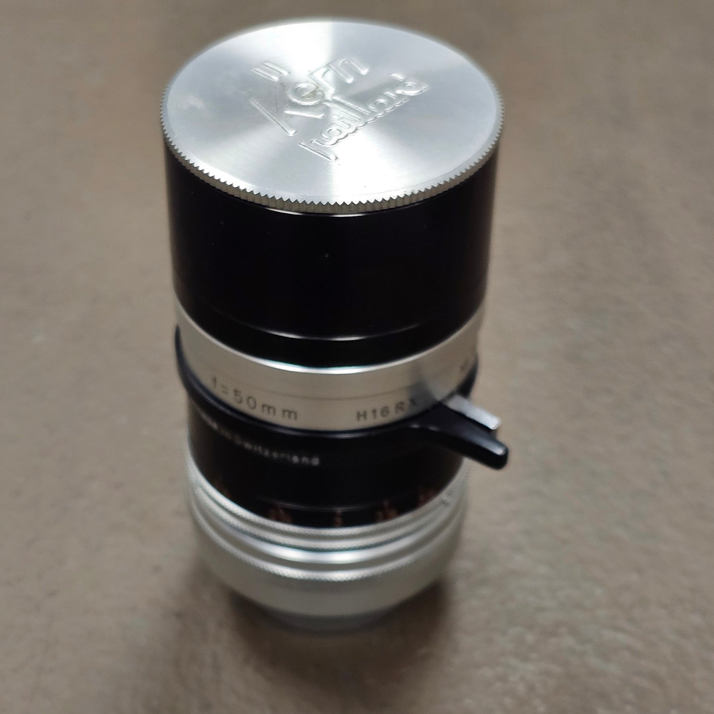 Switar 50mm f1.4 H16RX Macro Preset C-Mount lens S# 998315