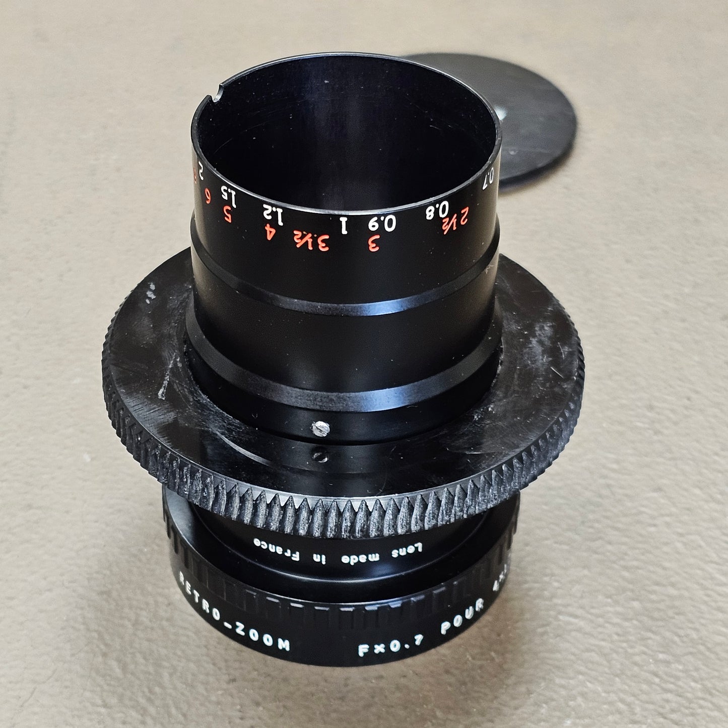 Angenieux 17.5-70mm f2.2/T2.5 Type 4x17.5B PL Mount S# 1427531 with Retro-Zoom Attachment S# 1426674