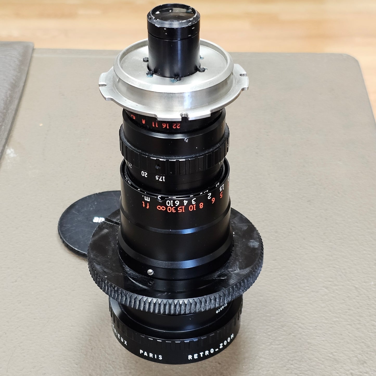 Angenieux 17.5-70mm f2.2/T2.5 Type 4x17.5B PL Mount S# 1427531 with Retro-Zoom Attachment S# 1426674