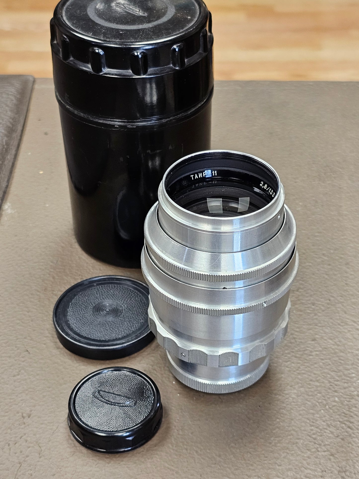Tair-11 133mm f/2.8 Silver M39 lens Copy of Sonnar Lens S# 0151087