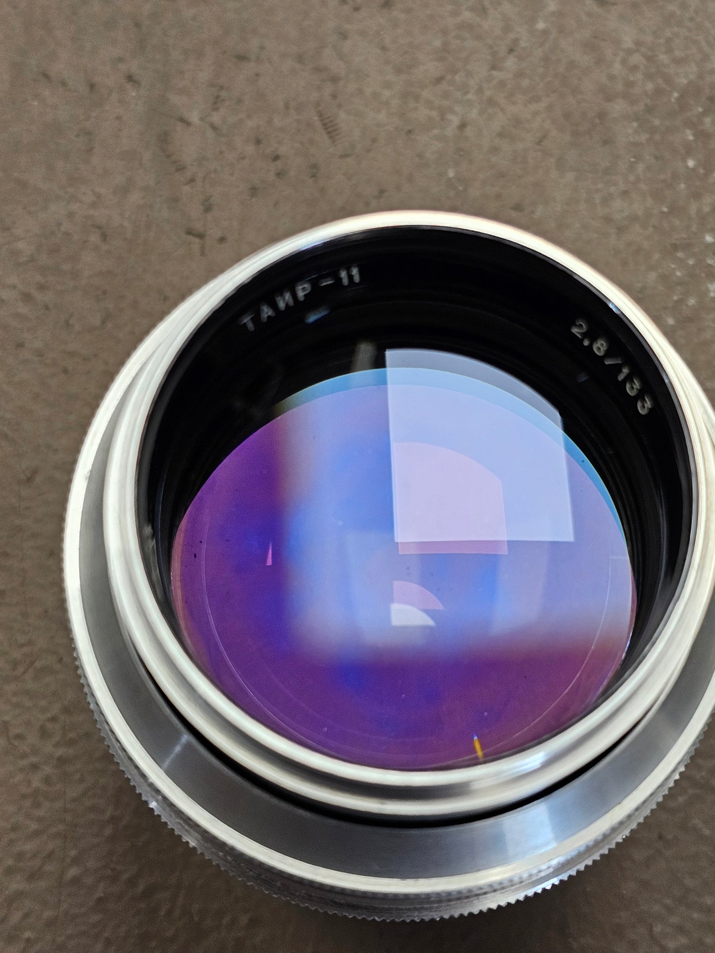 Tair-11 133mm f/2.8 Silver M39 lens Copy of Sonnar Lens S# 0151087