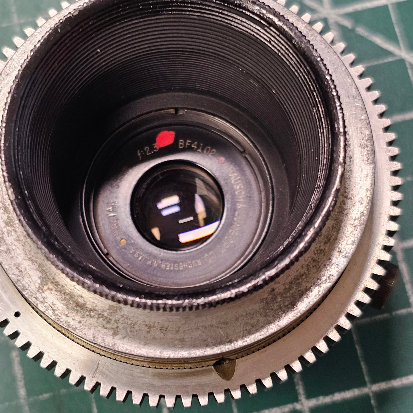 Bausch & Lomb Opt. Co. Baltar 35mm f2.3 Mitchell Mount Lens S# BF4102