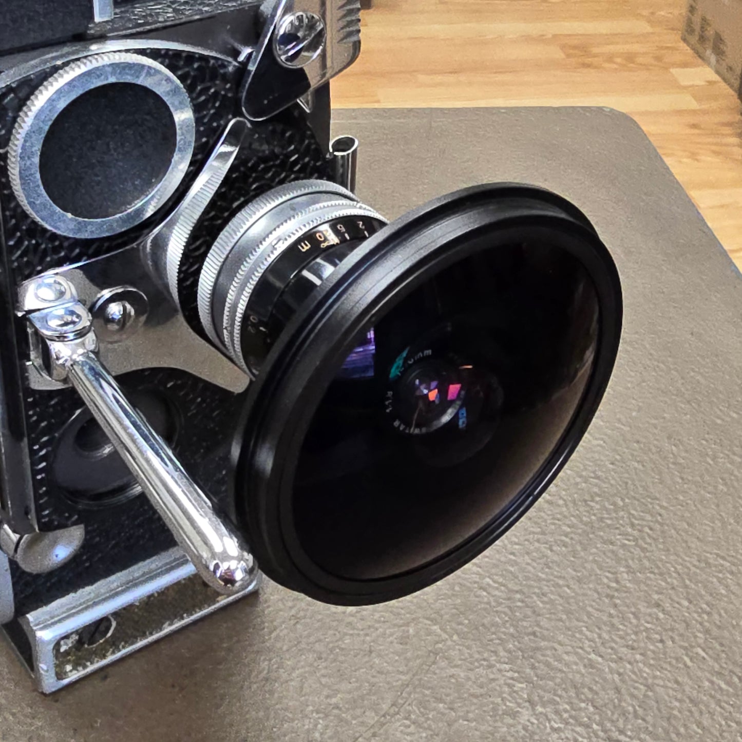 Super Fisheye 4.5mm Lens Attachment for Switar 16mm