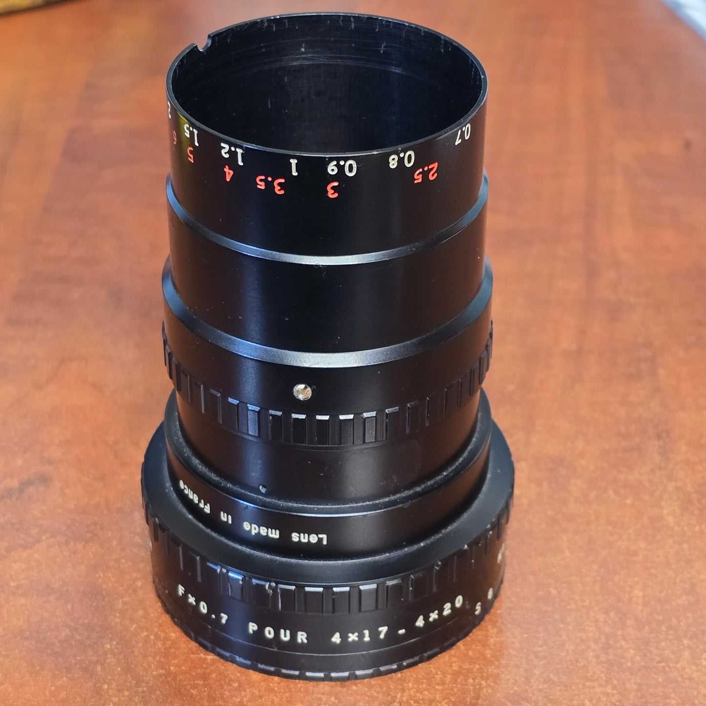 Angenieux Retro-Zoom attachment F x 0.7 POUR 4 x17 - 4 x20 (12.5-50mm) S# 1235502